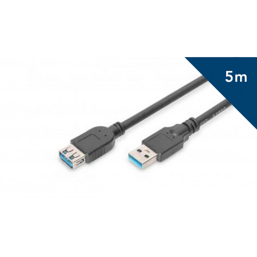 USB Verlängerung 5m A-St./A-Bu.